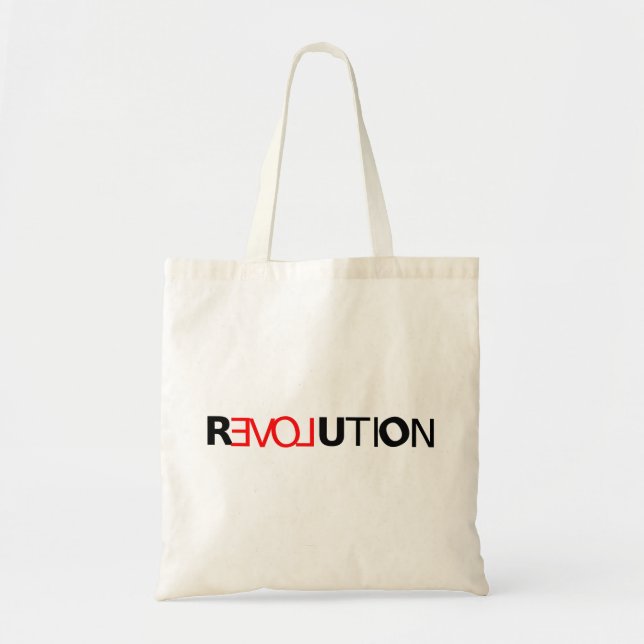 Bolsa Tote Bag de Revolução do Amor (Frente)