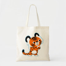 Bag de Tigre de Cartoon Interessado da Gama