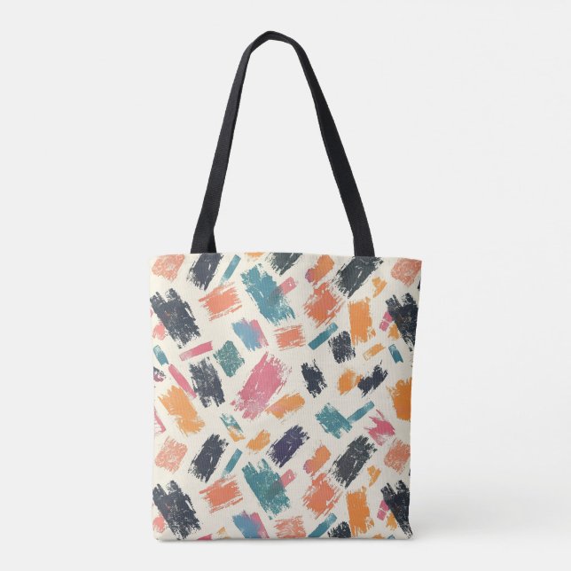 Bolsa Tote Bag de Tocha abstrato | Artística e tendências (Verso)