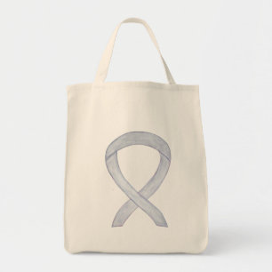 Bolsa Tote Bag de Toques Personalizados de Arte de Fita de Co
