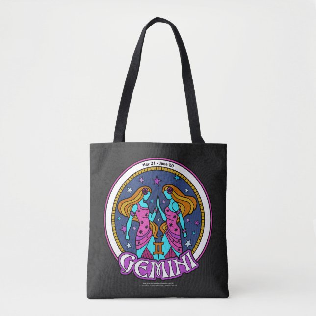 Bolsa Tote Bag de Totas Personalizadas do Gemini NP (Frente)
