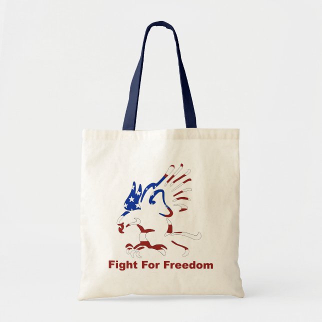 Bolsa Tote Bag De Tote Da Águia Da Liberdade (Frente)