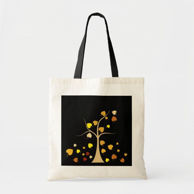 Bolsa Tote Bag de Tote de Árvore de Amor (Frente)