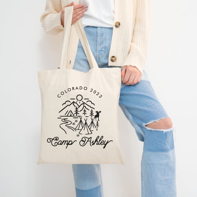 Bolsa Tote Bag de Tote de Camp Bachelorette (Criador carregado)