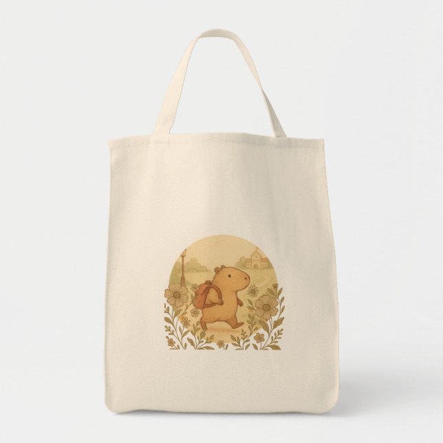 Bolsa Tote Bag de Tote de Capybara | De volta aos Camaradas d (Frente)