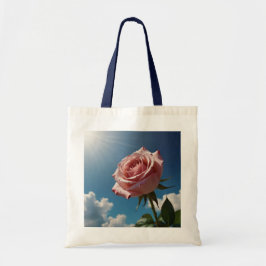 Bolsa Tote Bag de Tote de Imagem de Rosa Elegante