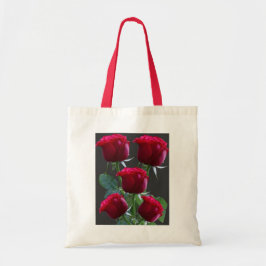 Bolsa Tote Bag de Tote de Imagem de Rosas Elegantes