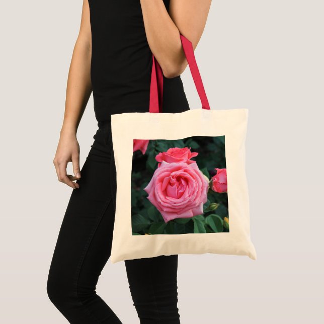 Bolsa Tote Bag de Tote de Rosas Radiantes (Frente (produto))
