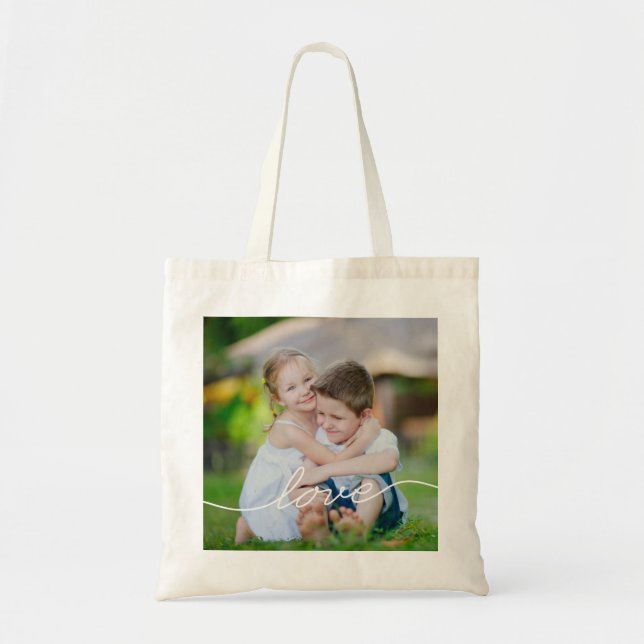 Bolsa Tote Bag de Tote Personalizada de Amor (Frente)