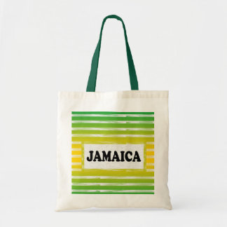 Bolsa Tote Bag de Tote Preto Amarelo da Jamaica