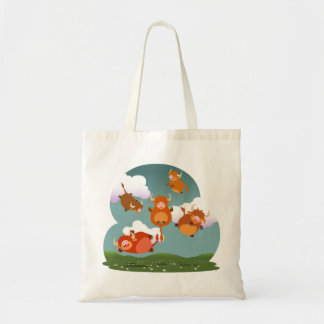 Bolsa Tote Bag de Vacas Terrestres Flutuantes