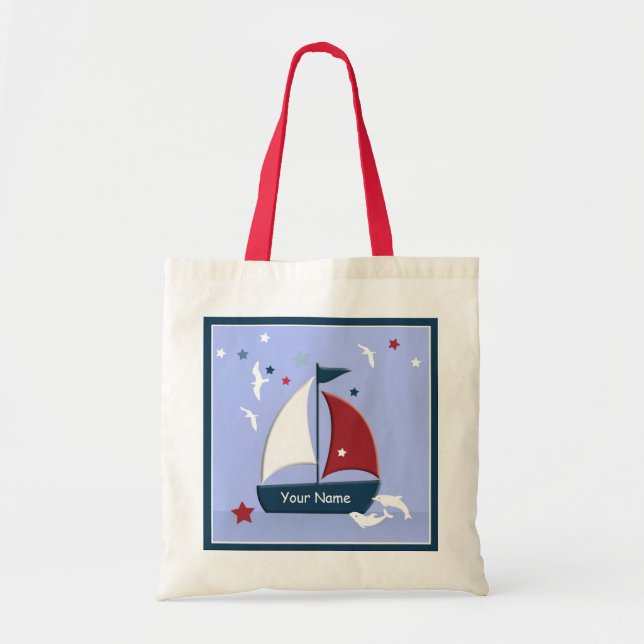 Bolsa Tote Bag Design de navegação (Frente)