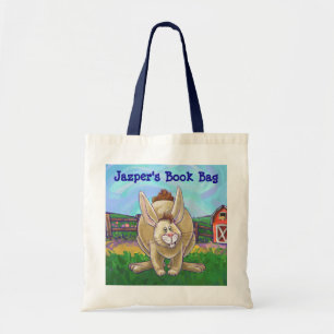 Bolsa Tote Bag do livro de desfile animal de coelho bonito