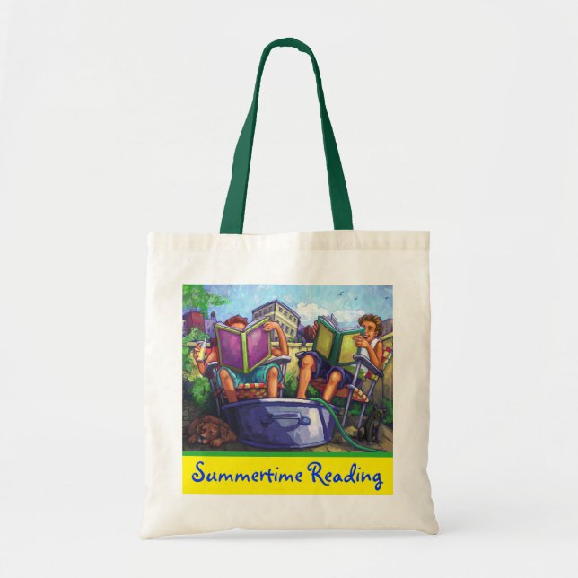 Bolsa Tote Bag do Livro de Leitura do Sumário (Frente)