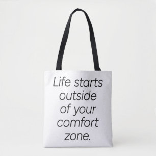 Bolsa Tote Bag do Ombro da Zona de conforto