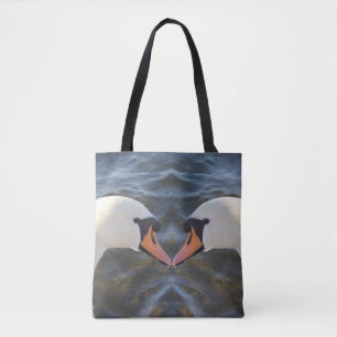 Bolsa Tote Bag do Ombro dos Cisnes Brancas