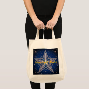 Bolsa Tote Bag Eco Estrela de Natal