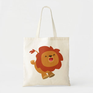 Bolsa Tote Bag Lion de Cartoon de Gamboling