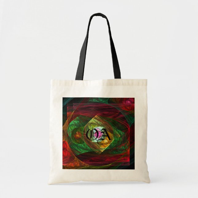 Bolsa Tote Bag Monograma de Conexões Dinâmicas (Frente)