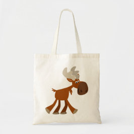Bolsa Tote Bag Moose Feliz e Bonita