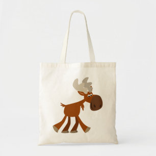 Bolsa Tote Bag Moose Feliz e Bonita