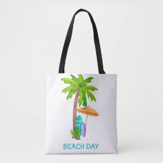 Bolsa Tote Bag Palm Tree Summer Viagem