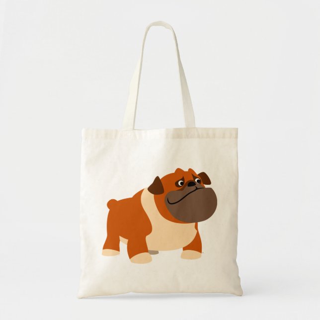 Bolsa Tote Bag para Bulldog em Inglês (Frente)