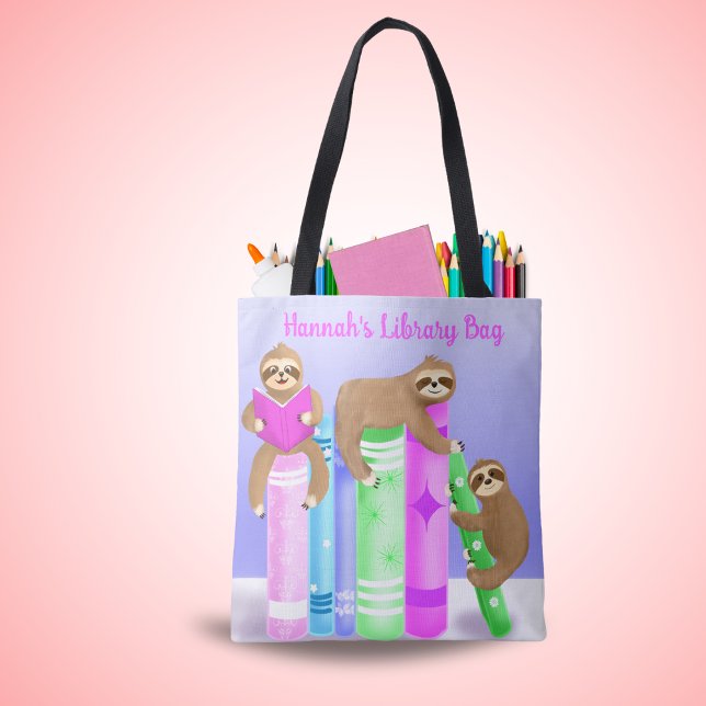 Bolsa Tote Bag Personalizada da Biblioteca de Leitura da Rapa (Criador carregado)