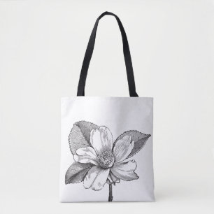 Bolsa Tote Bag preto e branco