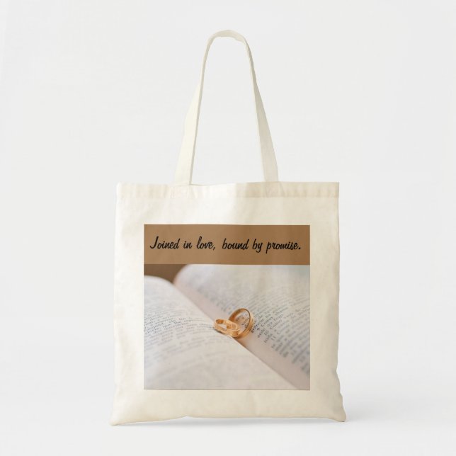 Bolsa Tote Bag Tote de Presente de Casamento (Frente)