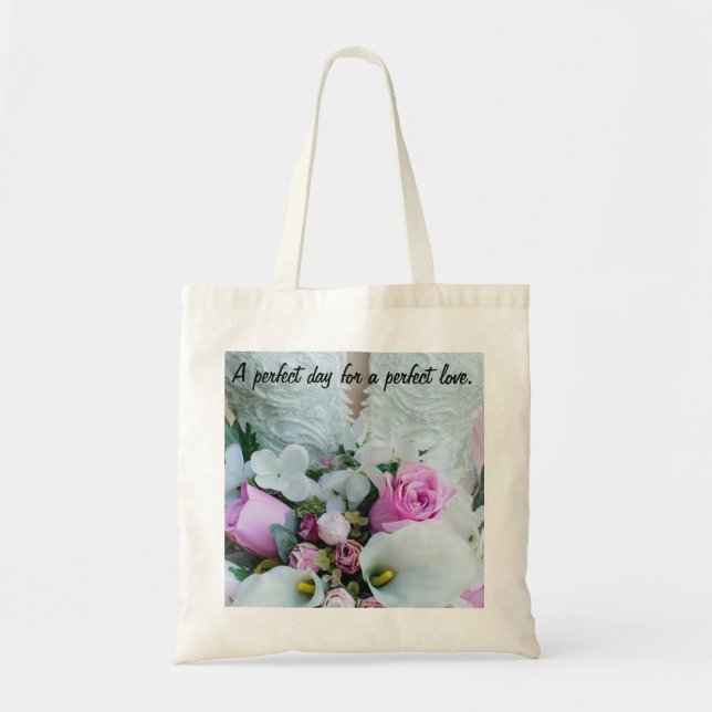 Bolsa Tote Bag Tote de Presente de Casamento (Frente)