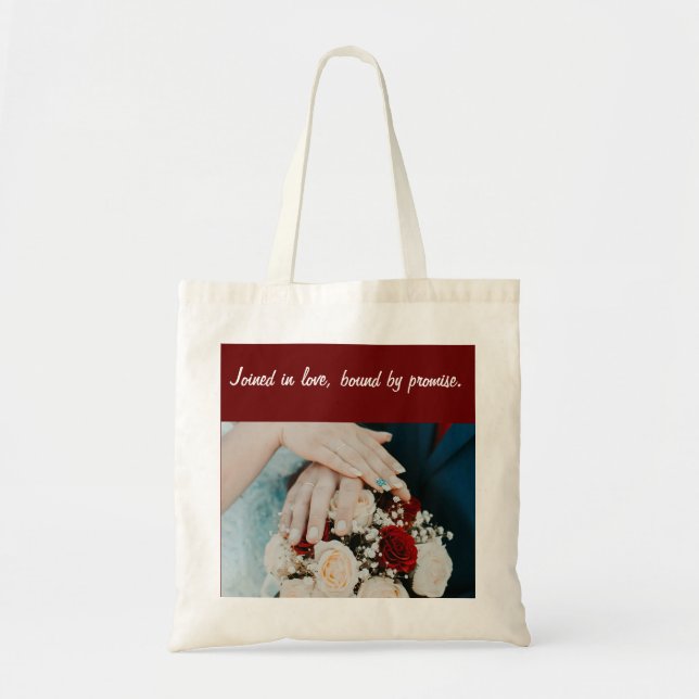 Bolsa Tote Bag Tote de Presente de Casamento (Frente)