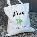 Bolsa Tote Bag Verde de Estaleiro Bridesmaid Tote para Casame<br><div class="desc">Encham esta mala adorável com os acessórios que as vossas raparigas precisam para a vossa solteira ou fim de semana de casamento!</div>