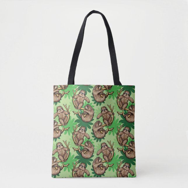 Bolsa Tote Bag Verde-Tote Verde De Escala (Frente)