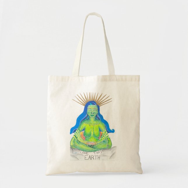Bolsa Tote Bag with Mother Earth. (Frente)