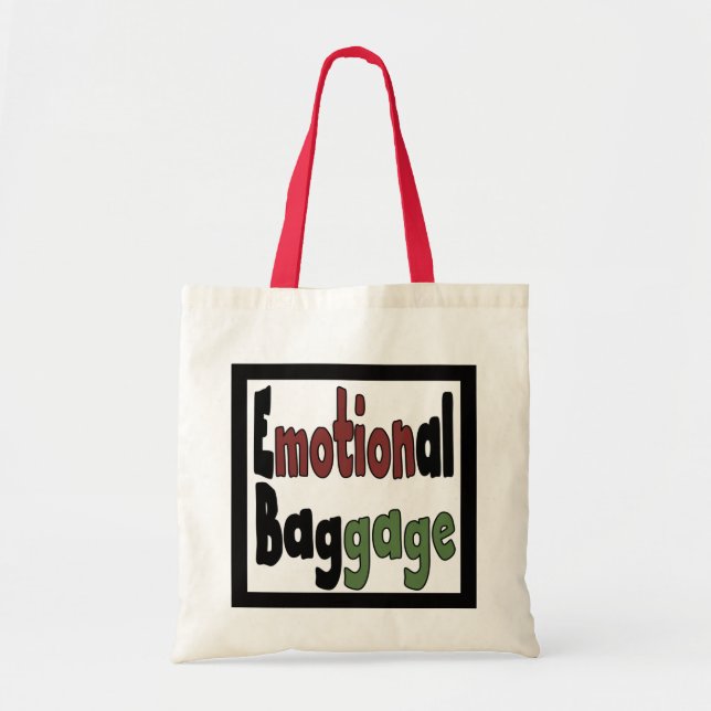 Bolsa Tote Bagagem emocional (Frente)