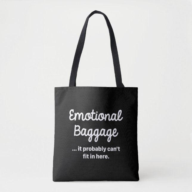 Bolsa Tote Bagagem Emocional (Frente)