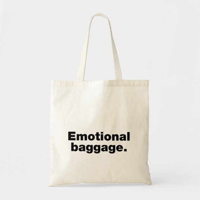 Bolsa Tote Bagagem emocional (Frente)