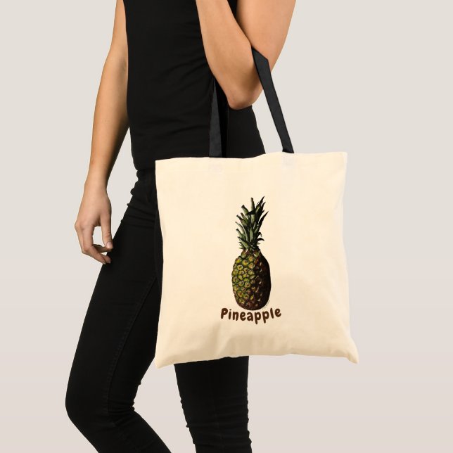 Bolsa Tote Bagas de abacaxi (Frente (produto))