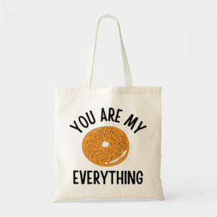 Bolsa Tote Bagel Você É Meu Engraçado