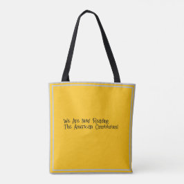 Bolsa Tote BagTote do Livro da Constituição Americana
