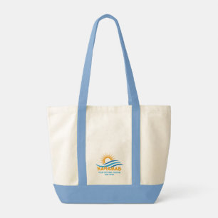 Bolsa Tote Bahamas de texto personalizado