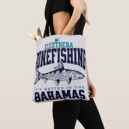 Bolsa Tote Bahamas Souvenir Gift : Eleuthera Bahamas Bonefish