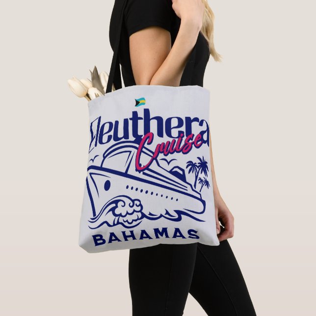 Bolsa Tote Bahamas Souvenir Gift : Eleuthera Bahamas Cruise (Close Up)