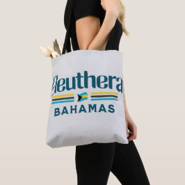 Bolsa Tote Bahamas Souvenir Gift : Eleuthera Bahamas Flag