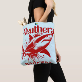Bolsa Tote Bahamas Souvenir Gift : Eleuthera Bahamas Shark