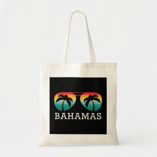 Bolsa Tote Bahamas Souvenir Retro Sunset Trip Summer Vaces