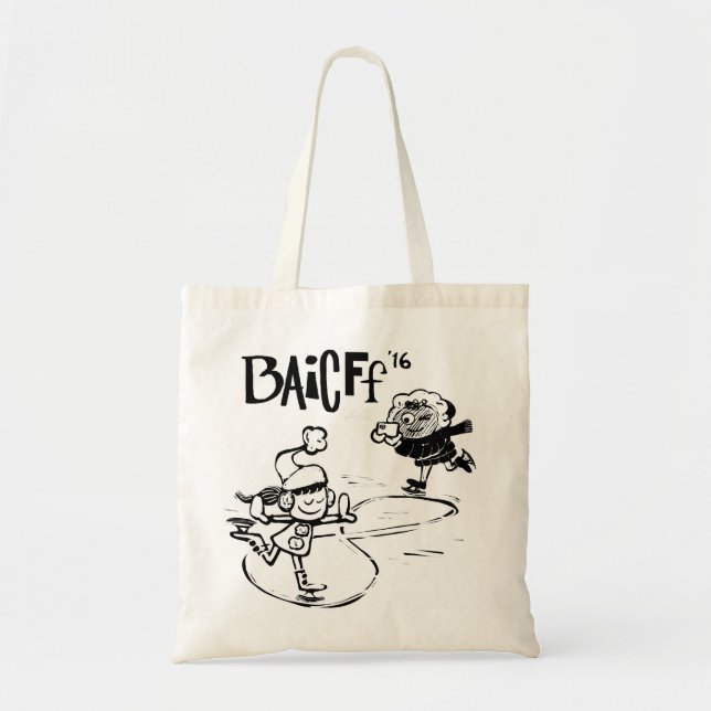 Bolsa Tote BAICFF caçoa a sacola 2016 do oficial (Frente)