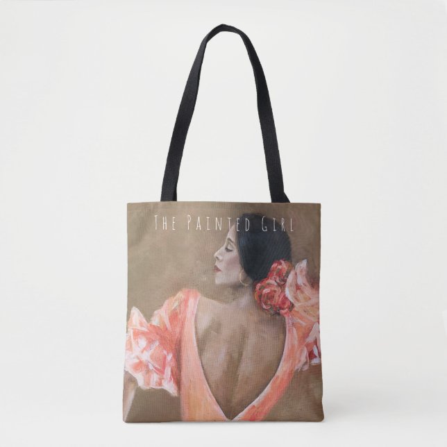 Bolsa Tote "Bailaora", dançarina de flamenco (Frente)