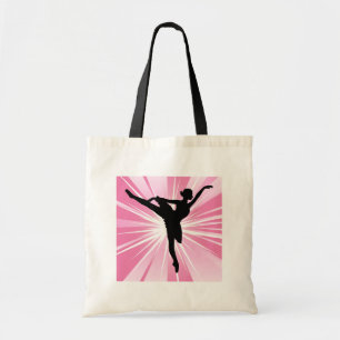 Bolsa Tote Bailarina cor-de-rosa da estrela